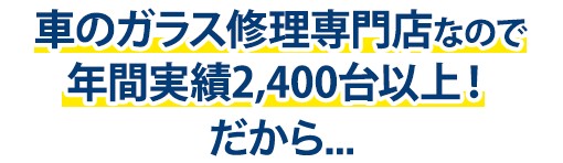 TOP MOTOR OKINAWAは年間実績2,400台以上！だから…